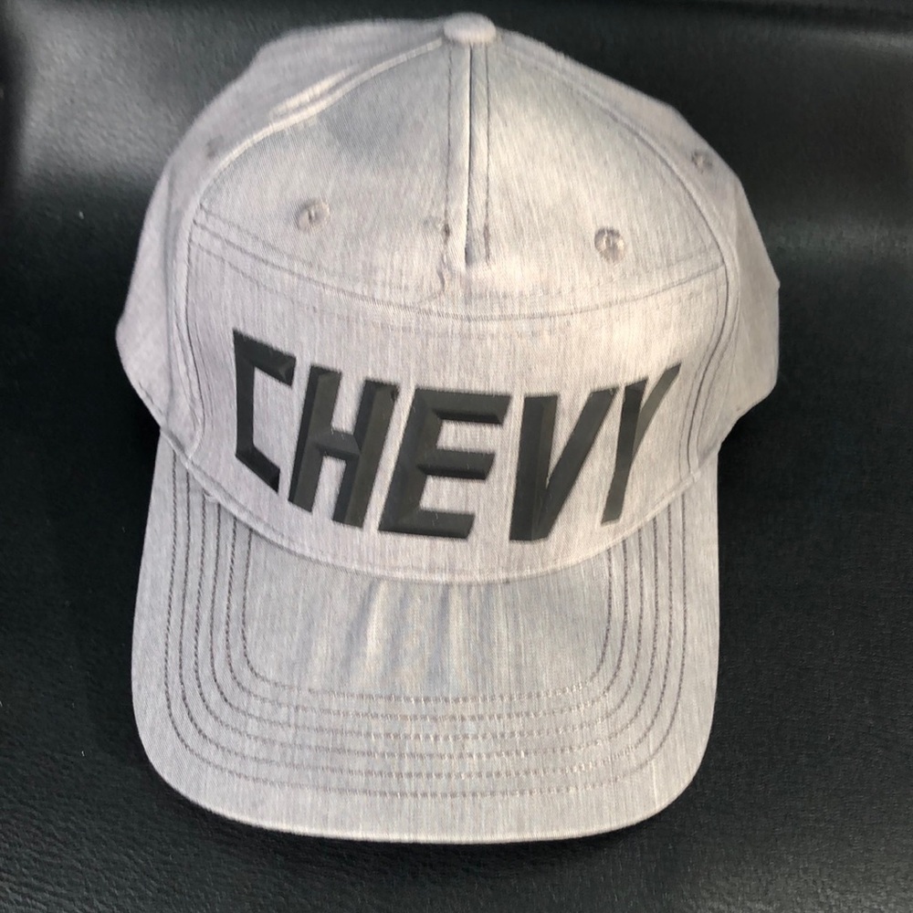 Chevy Silverado fast flex black gray Trucker Hat one size